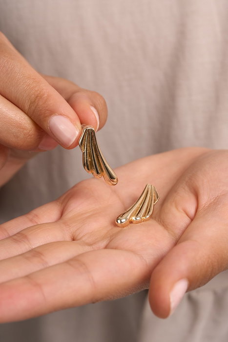Heliophilia Silver Pendientes de Oro con Recubrimiento de Laca y Talla Única Heliophilia Silver Pendientes de Oro con Recubrimiento de Laca y Talla Única